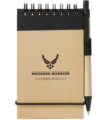 Wounded Warrior Recycled Jotter and Pen